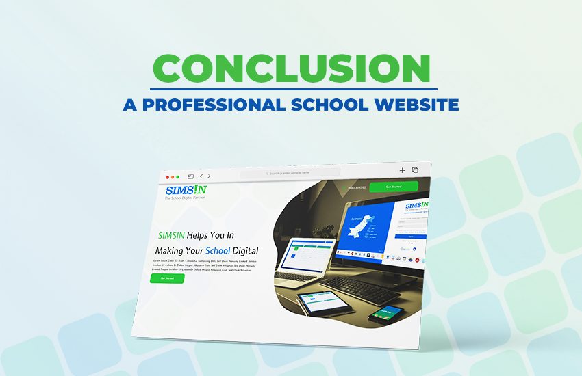A Professional School Website | SIMSIN